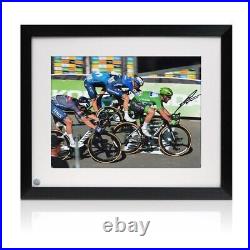 Mark Cavendish Signed Cycling Photo 34th Stage Victory. Framed