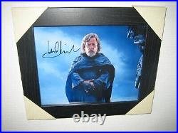 Mark Hamill Excellent Hand Signed Photograph (8x10) Framed With CoA