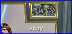 Mark Hamill Signed Autographed Cut Star Wars Framed With Photos GV 907397