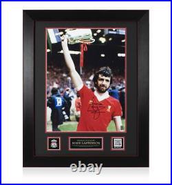 Mark Lawrenson Official Liverpool FC Signed and Framed Photo 1982 League Cup Wi