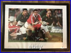 Martin Johnson Signed 20 X 15 Framed Photo with Certificate of Authentisity