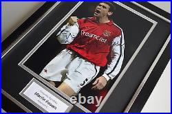 Martin Keown SIGNED FRAMED Photo Autograph 16x12 display Arsenal Football + COA