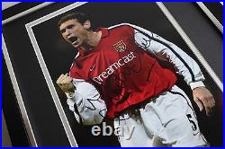 Martin Keown SIGNED FRAMED Photo Autograph 16x12 display Arsenal Football + COA