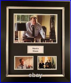 Martin Sheen Hand Signed Framed Photo Display West Wing