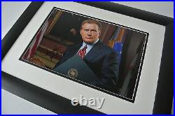 Martin Sheen SIGNED FRAMED Photo Autograph 16x12 LARGE display West Wing TV COA