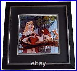 Mary Costa SIGNED Framed LARGE Square Photo Autograph display Sleeping Beauty