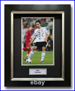 Mats Hummels Hand Signed Framed Photo Display Germany Football Autograph