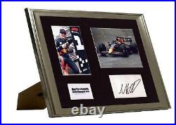 Max Verstappen Red Bull Hand Signed Autograph Framed/Mounted iA4 Photo COA