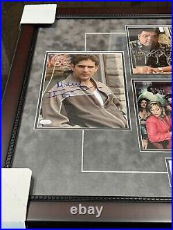 Michael Imperioli Signed Framed Photo Sopranos Autographed Steve Schirripa + JSA