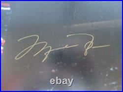 Michael Jordan 6th Championship Framed Signed 16x20 Photo Auto UDA BAE99272