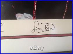 Michael Jordan Bird Magic UDA Upper Deck USA Signed Autograph Framed 16x20 Photo