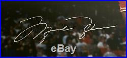 Michael Jordan Signed 16x20 Dunk Contest Photo Framed 21x25 UDA Hologram AUTO