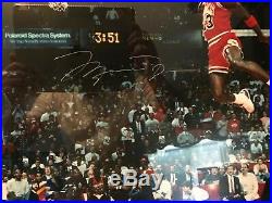 Michael Jordan Signed Autographed 16x20 Framed 88 Slam Dunk photo UDA Upper Deck