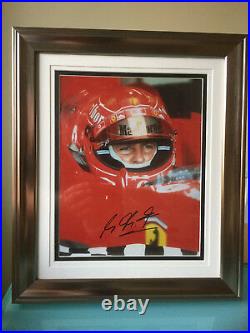 Michael Schumacher Formula F1 signed photo framed World Champion Grand Prix UACC