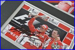 Michael Schumacher SIGNED FRAMED Photo Autograph Huge display Formula 1 & COA