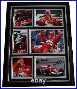 Michael Schumacher Signed Autograph framed 16x12 photo display Formula 1 F1 COA