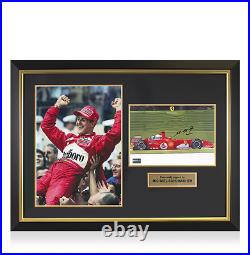 Michael Schumacher Signed and Framed Photo Seven-Time F1 World Champion