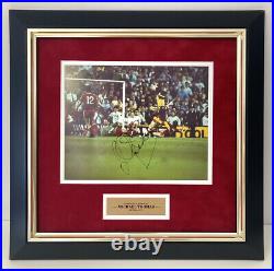 Michael Thomas Signed & Framed 10X8 Photo Arsenal Its Up For Grabs Now AFTAL COA
