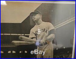 Mickey Mantle NY Yankees Signed Magazine Page 11x14 Framed withCOA
