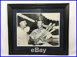 Mickey Mantle Signed 16x20 Photo With TC 1956 Framed UDA Upper Deck Hologram
