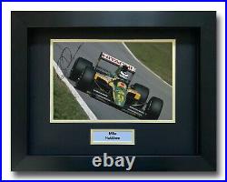 Mika Hakkinen Hand Signed Framed Photo Display Formula 1 Autograph Lotus 1