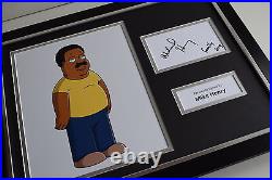Mike Henry SIGNED FRAMED Photo Autograph 16x12 display Family Guy AFTAL & COA