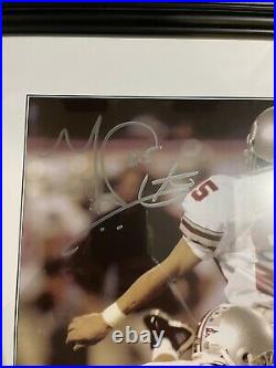 Mike Nugent Ohio State Buckeyes Autograph Framed Picture Limited Print #538/2004