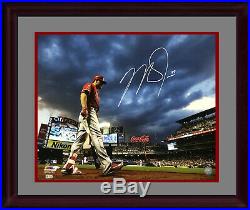 Mike Trout Angels signed 16x20 Citi Field photo framed autograph MLB Holo COA