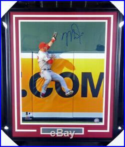 Mike Trout Autographed Signed Framed 16x20 Photo Los Angeles Angels Mlb 146657