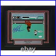 Mike Tyson Signed Framed 8x10 Punch Out Photo JSA ITP