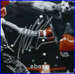 Mike Tyson Signed Framed 8x10 Spotlight Photo JSA ITP