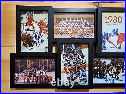 Miracle on ice 1980 USA Hockey Signed Framed Collage? SALE! REG 249.99