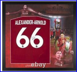 Montage Framed TRENT ALEXANDER-ARNOLD Signed Liverpool 2019/20 Shirt £300