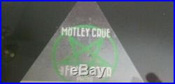 Motley Crue Framed Signed Autographed 4 Rock Card Photo Set + VIP pass pick COA