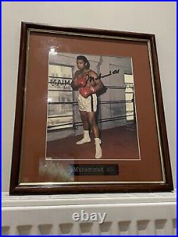 Muhammad Ali Signed And Framed Photo? PRICE DROP