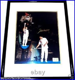 Muhammad Ali signed autographed 1996 Olympic Torch 16x20 photo poster framed COA