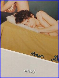 NAN GOLDIN Couple in Bed, Chicago 1977 SIGNED FRAMED RARE