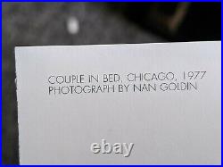 NAN GOLDIN Couple in Bed, Chicago 1977 SIGNED FRAMED RARE