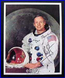 NEIL ARMSTRONG PSA/DNA SIGNED & Framed 8x10 Autographed Photo, Apollo 11