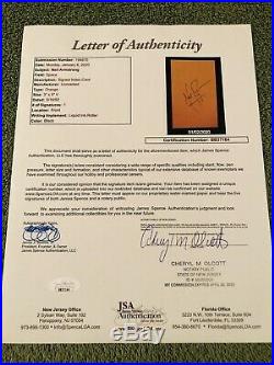 NEIL ARMSTRONG Signed (JSA LETTER) Autograph APOLLO 11 Framed Photo psa bas