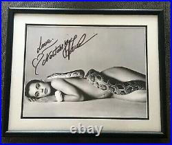 Nastassja Kinski Signature Hand Signed Autograph Photo Poster Framed Snake