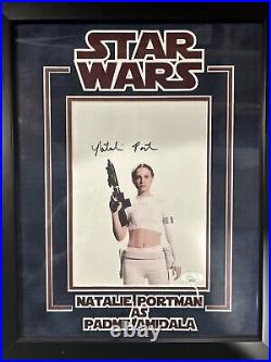 Natalie Portman Signed Framed Print JSA