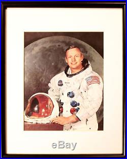 Neil Armstrong Signed Photo Framed Pa142