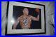 Nigel Benn signed and framed picture with exact photo evidence of signing