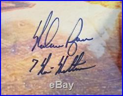 Nolan Ryan Signed Framed 35x45 7 No Hitters Photo 8 auto INS LE /347 MM