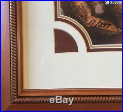Nolan Ryan Signed Framed 35x45 7 No Hitters Photo 8 auto INS LE /347 MM