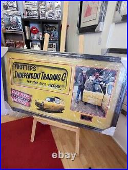 Only Fools & Horses Signed by SIR DAVID JASON'DEL BOY' framed Picture Car AFTAL