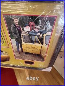 Only Fools & Horses Signed by SIR DAVID JASON'DEL BOY' framed Picture Car AFTAL