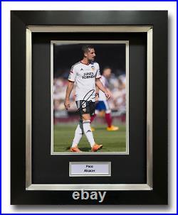 Paco Alcacer Hand Signed Framed Photo Display Football Autograph