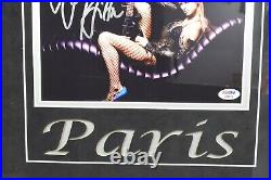 Paris Hilton Signed & Framed Photo PSA/DNA Authenticated